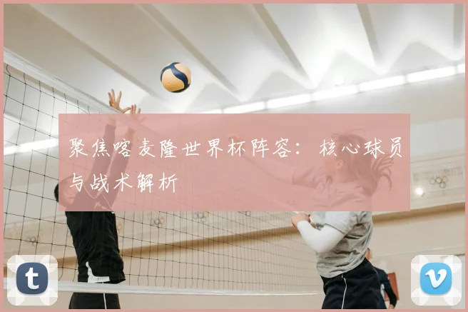 聚焦喀麦隆世界杯阵容：核心球员与战术解析